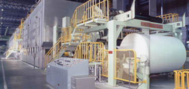ロール紙の製造機械